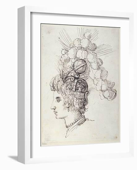 Bel-Anna, Queen of the Sea, C.1609-Inigo Jones-Framed Giclee Print