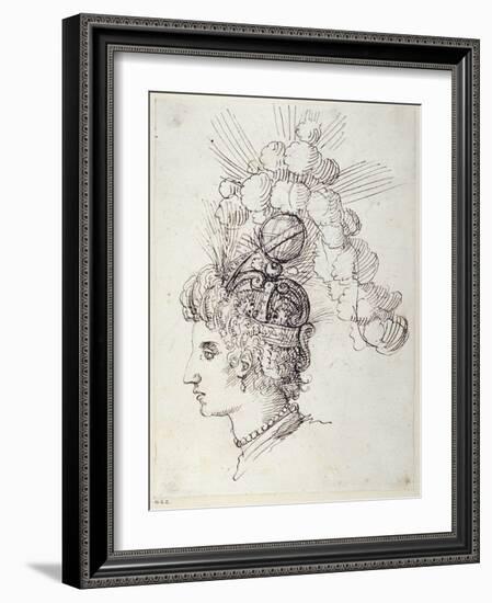 Bel-Anna, Queen of the Sea, C.1609-Inigo Jones-Framed Giclee Print