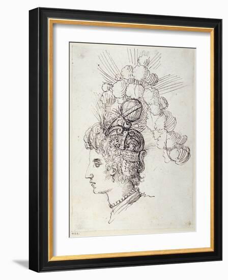 Bel-Anna, Queen of the Sea, C.1609-Inigo Jones-Framed Giclee Print