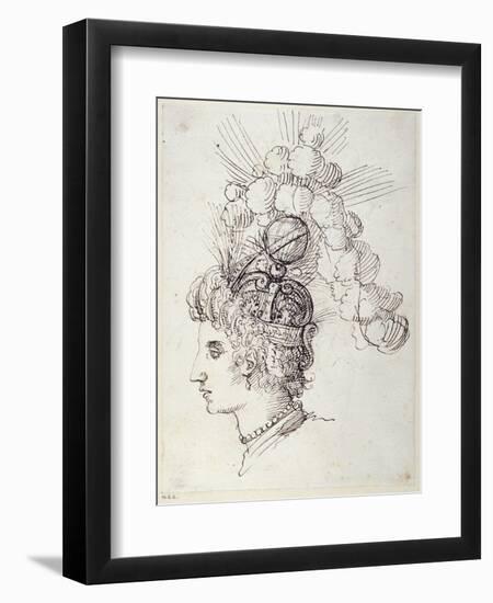 Bel-Anna, Queen of the Sea, C.1609-Inigo Jones-Framed Giclee Print