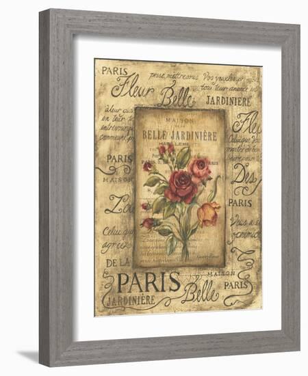 Bel Bouquet I-Kimberly Poloson-Framed Art Print