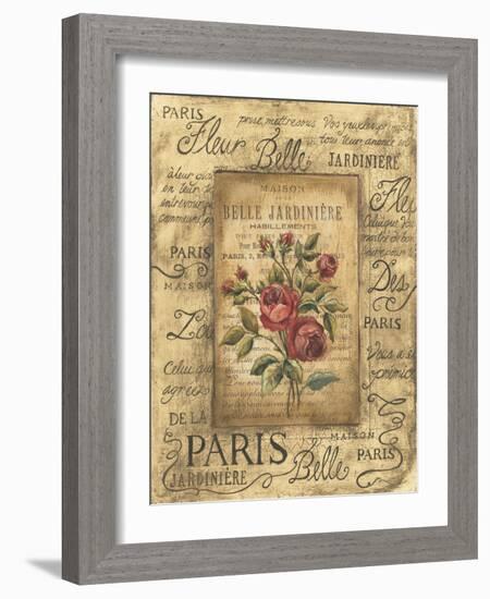 Bel Bouquet II-Kimberly Poloson-Framed Art Print