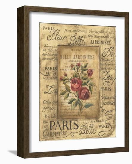 Bel Bouquet II-Kimberly Poloson-Framed Art Print