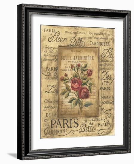 Bel Bouquet II-Kimberly Poloson-Framed Art Print