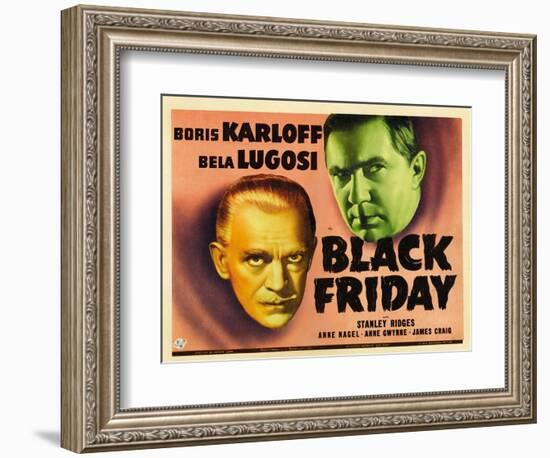 Bela Lugosi, Black Friday, 1940-null-Framed Giclee Print