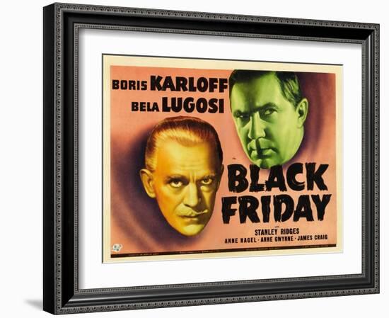 Bela Lugosi, Black Friday, 1940-null-Framed Giclee Print