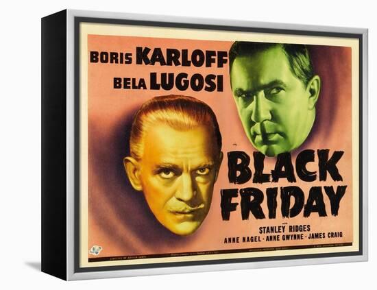 Bela Lugosi, Black Friday, 1940-null-Framed Premier Image Canvas