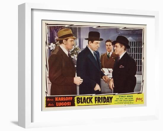 Bela Lugosi, Black Friday, 1940-null-Framed Giclee Print