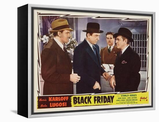 Bela Lugosi, Black Friday, 1940-null-Framed Premier Image Canvas