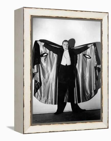Bela Lugosi in Costume as Dracula, 1931-null-Framed Premier Image Canvas