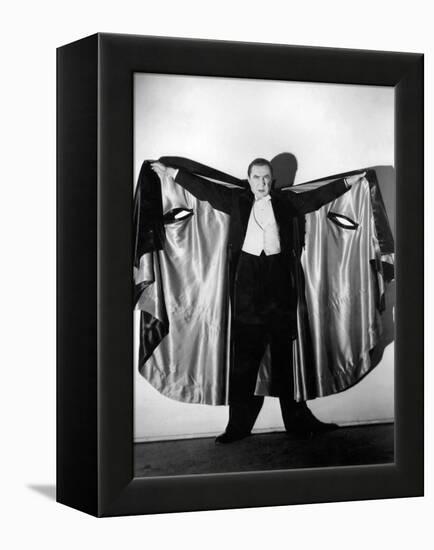 Bela Lugosi in Costume as Dracula, 1931-null-Framed Premier Image Canvas