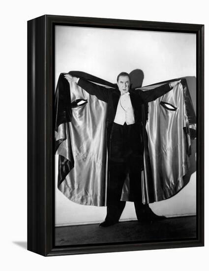 Bela Lugosi in Costume as Dracula, 1931-null-Framed Premier Image Canvas