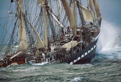 Belem by Philip Plisson Ship Ocean Print 40x30