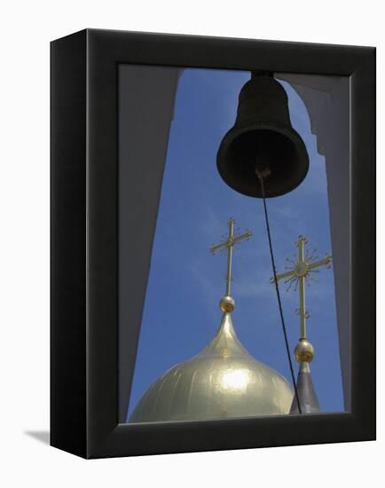 Belfry and Domes of Newly-Built Russian Orthodox Cathedral in Historic Centre, Habana Vieja, Cuba-John Harden-Framed Premier Image Canvas