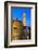 Belfry at Twilight, Historic Center of Bruges, UNESCO World Heritage Site, Belgium, Europe-G&M-Framed Photographic Print