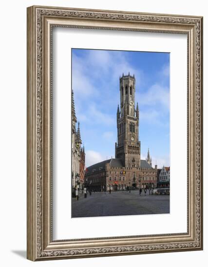 Belfry, Market Place, Bruges, UNESCO World Heritage Site, Belgium, Europe-James Emmerson-Framed Photographic Print