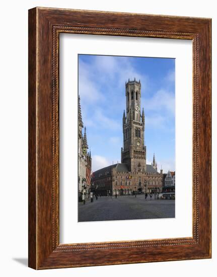 Belfry, Market Place, Bruges, UNESCO World Heritage Site, Belgium, Europe-James Emmerson-Framed Photographic Print