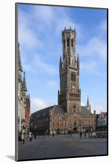 Belfry, Market Place, Bruges, UNESCO World Heritage Site, Belgium, Europe-James Emmerson-Mounted Photographic Print