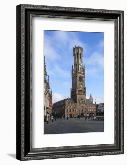 Belfry, Market Place, Bruges, UNESCO World Heritage Site, Belgium, Europe-James Emmerson-Framed Photographic Print