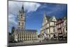 Belfry Tower in Saint Bavo's square, city centre, Ghent, West Flanders, Belgium, Europe-Peter Barritt-Mounted Photographic Print
