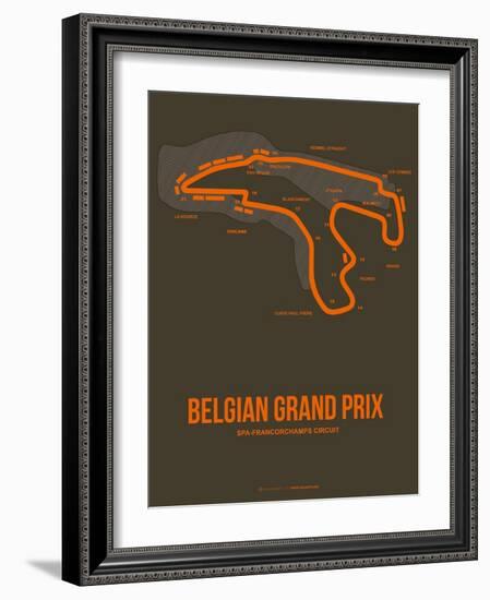 Belgian Grand Prix 1-NaxArt-Framed Art Print