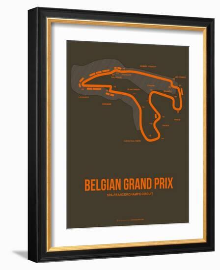 Belgian Grand Prix 1-NaxArt-Framed Art Print