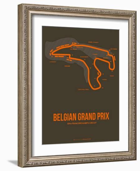 Belgian Grand Prix 1-NaxArt-Framed Art Print