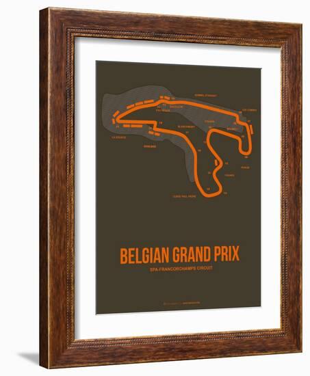 Belgian Grand Prix 1-NaxArt-Framed Art Print