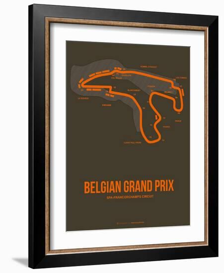 Belgian Grand Prix 1-NaxArt-Framed Art Print