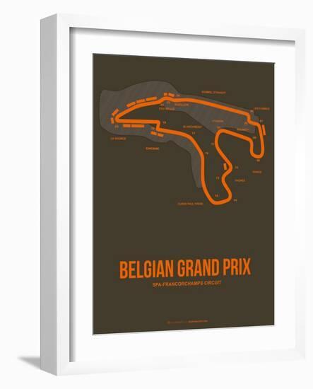 Belgian Grand Prix 1-NaxArt-Framed Art Print