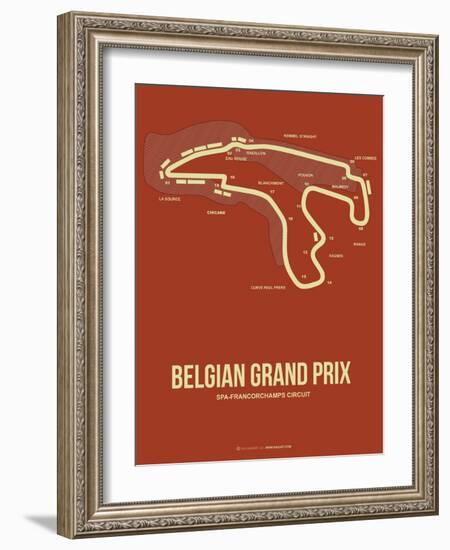 Belgian Grand Prix 2-NaxArt-Framed Art Print