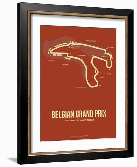 Belgian Grand Prix 2-NaxArt-Framed Art Print