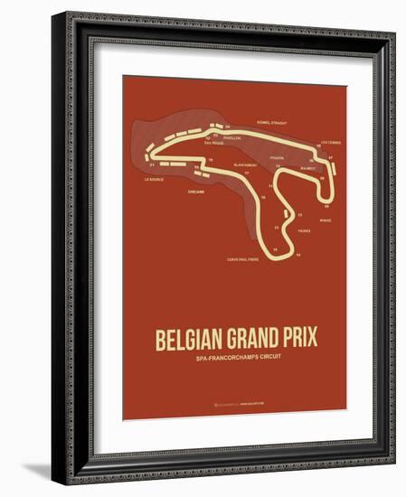 Belgian Grand Prix 2-NaxArt-Framed Art Print