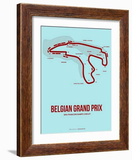 Belgian Grand Prix 3-NaxArt-Framed Art Print