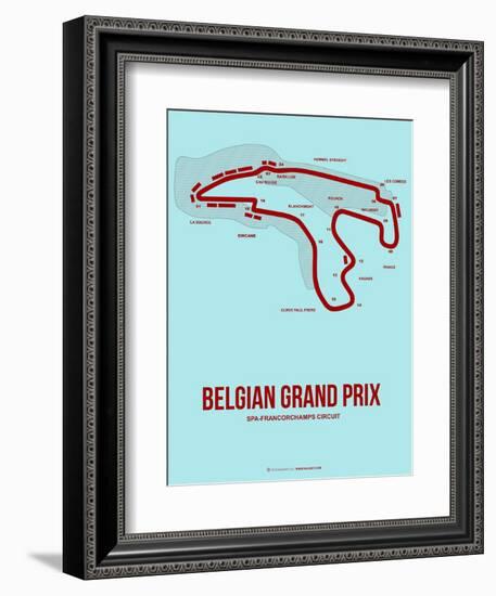 Belgian Grand Prix 3-NaxArt-Framed Premium Giclee Print