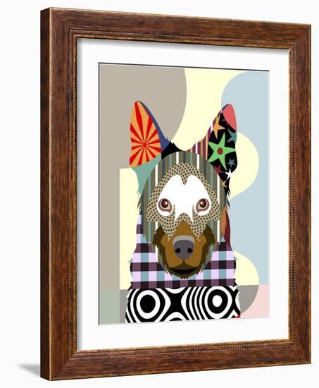 Belgian Malinois-Lanre Adefioye-Framed Giclee Print