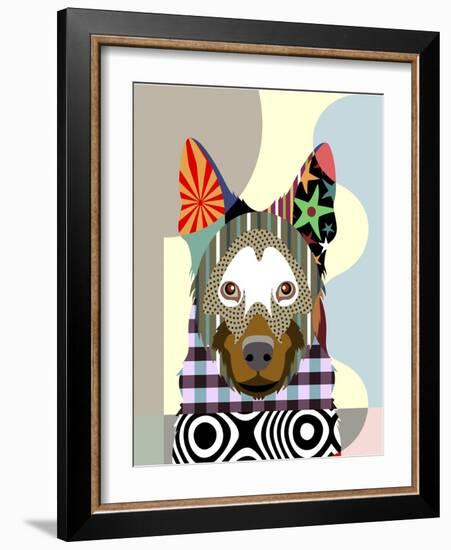 Belgian Malinois-Lanre Adefioye-Framed Giclee Print