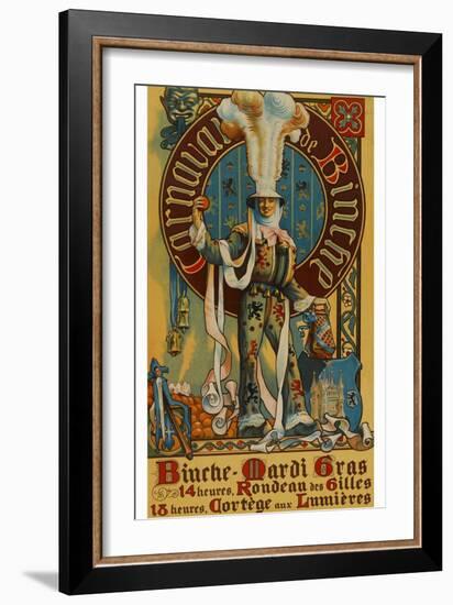 Belgian Mardi Gras Poster-null-Framed Art Print