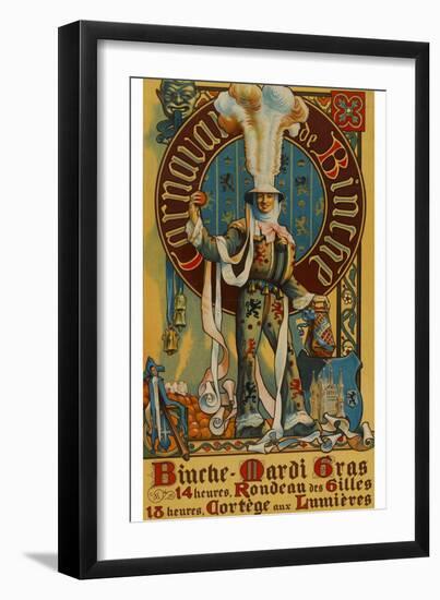 Belgian Mardi Gras Poster-null-Framed Art Print