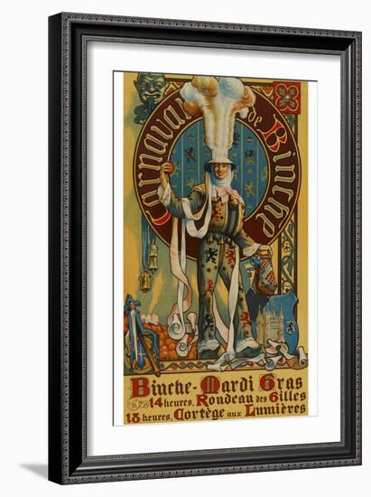 Belgian Mardi Gras Poster-null-Framed Art Print