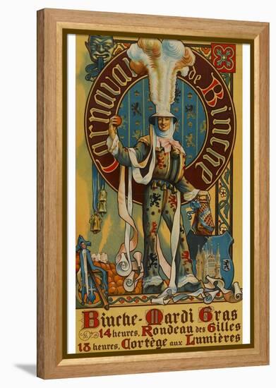 Belgian Mardi Gras Poster-null-Framed Stretched Canvas