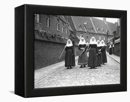 Belgian Nuns-null-Framed Premier Image Canvas