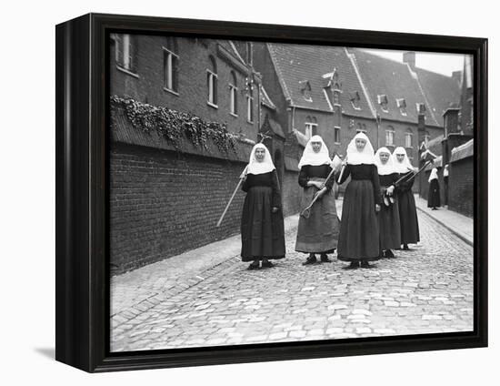 Belgian Nuns-null-Framed Premier Image Canvas