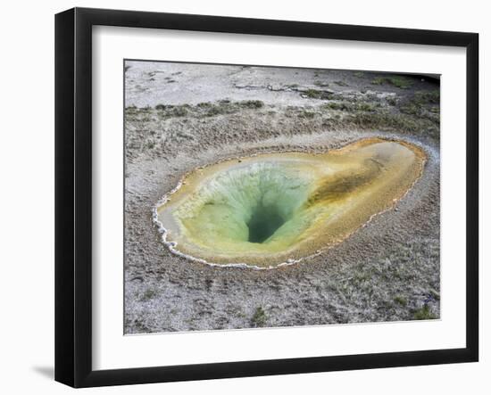 Belgian Pool, in the Norris Geyser Basin area, Yellowstone National Park-Michael Nolan-Framed Photographic Print