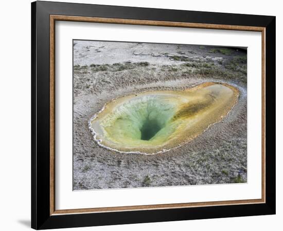 Belgian Pool, in the Norris Geyser Basin area, Yellowstone National Park-Michael Nolan-Framed Photographic Print