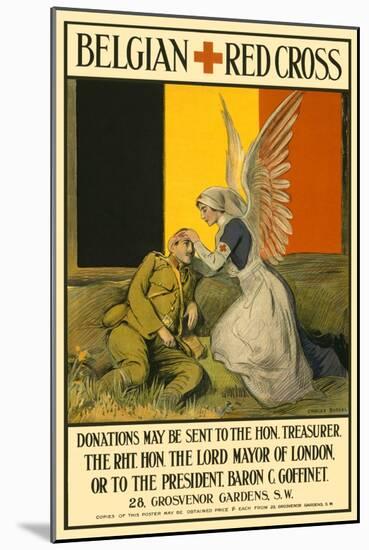 Belgian Red Cross-Charles A. Buchel-Mounted Art Print