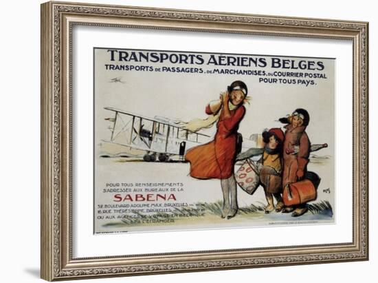 Belgian Transport-null-Framed Giclee Print