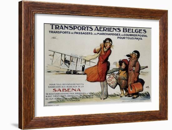 Belgian Transport-null-Framed Giclee Print