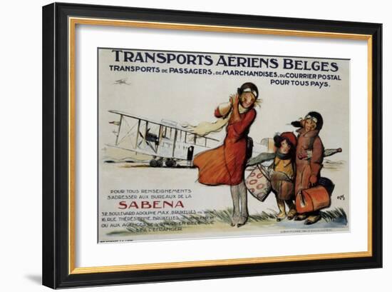 Belgian Transport-null-Framed Giclee Print