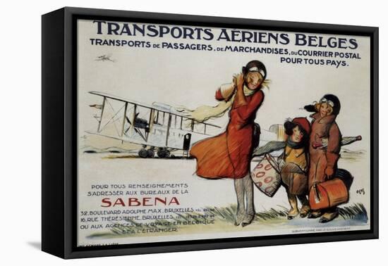 Belgian Transport-null-Framed Premier Image Canvas